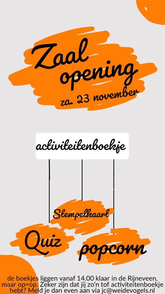 JC activiteitenboekje 23 november!