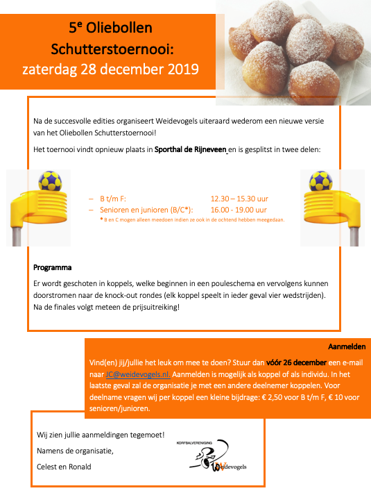 Oliebollen schutterstoernooi