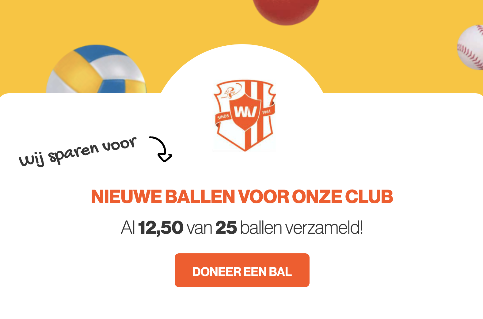Doneer een bal!